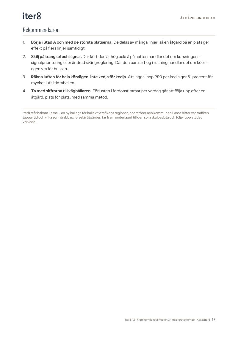 Sida 17: Rekommendation
